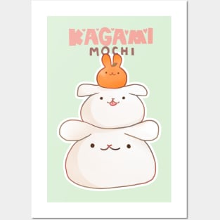 Kagami Mochi Bun Posters and Art